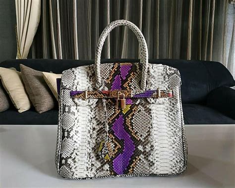 snake skin birkin bag